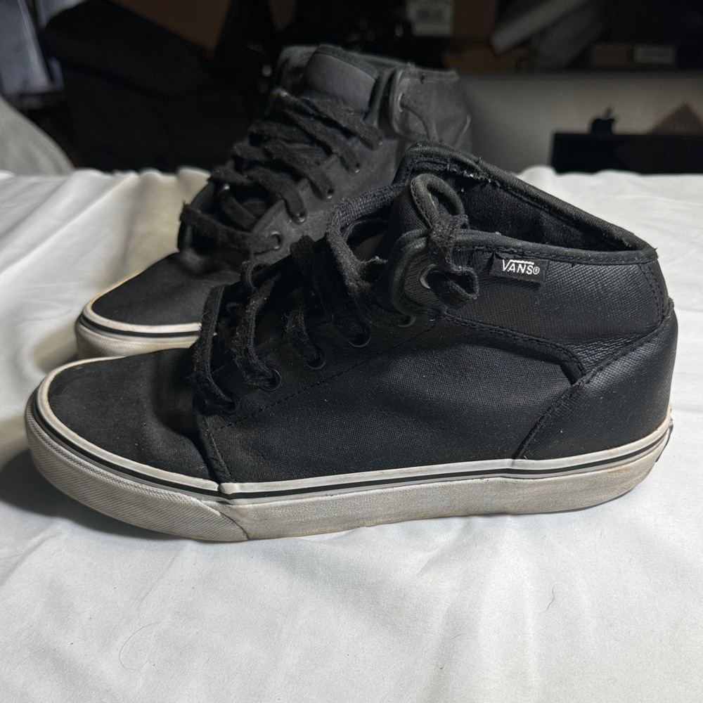 Vans Men's Black Canvas High-Tops